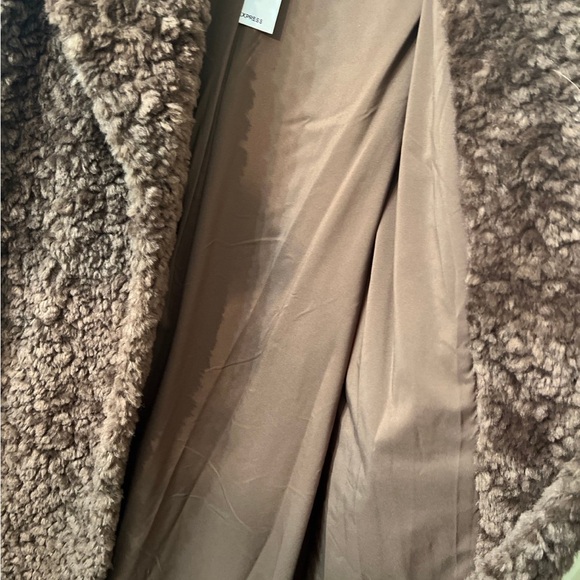 Express Brown Teddy Jackets - Picture 10 of 14